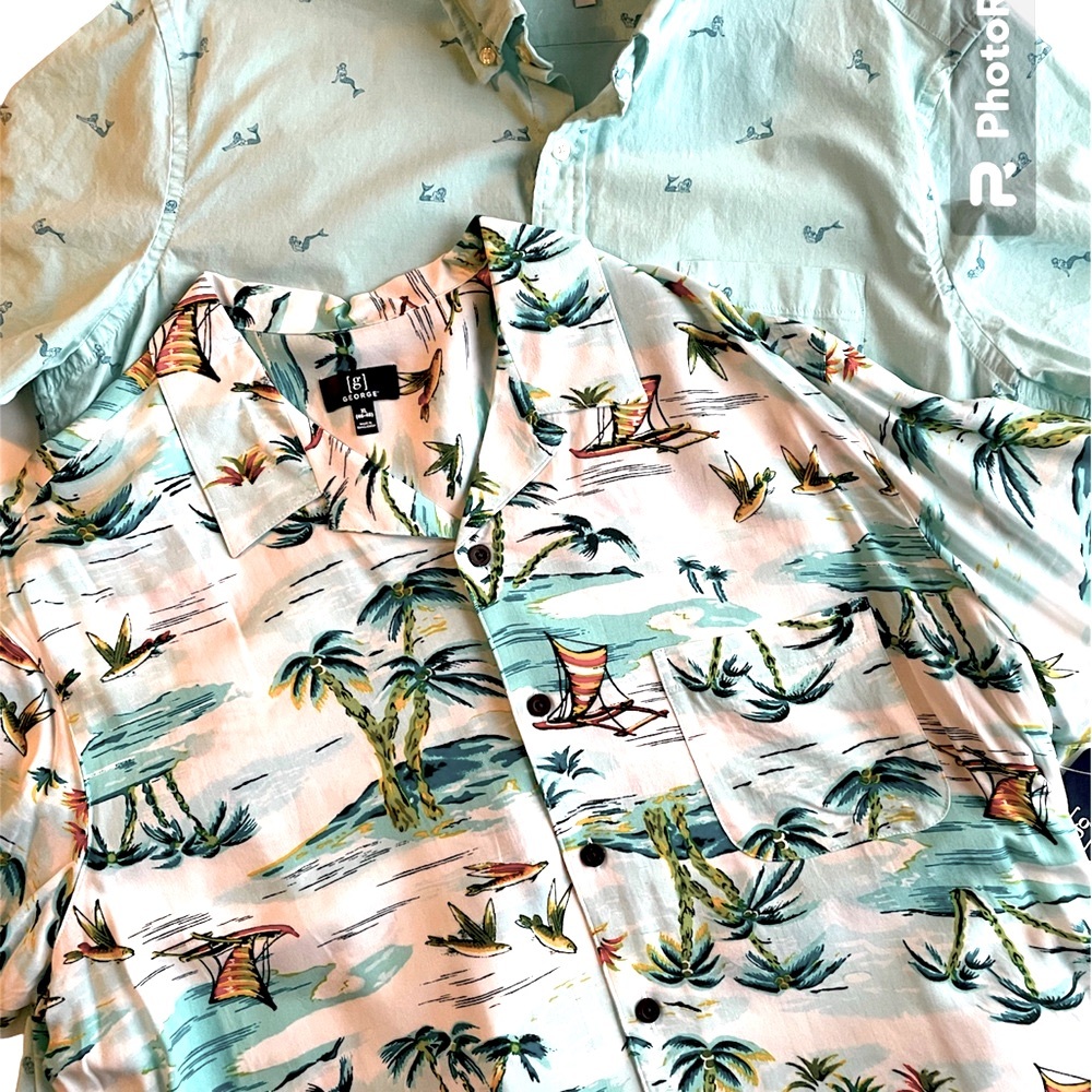 Set of 2 Hawaiian XL Shirts